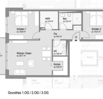 Helle Nebauwohnung im Stadtzentrum - Uelzen