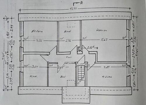 Foto - 4 Zimmer Wohnung ca. 95 m² OG mit Waschkeller und Dachboden