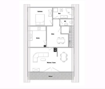 Foto - 2 ZKB Wohnung - 1.250,00 EUR Kaltmiete,