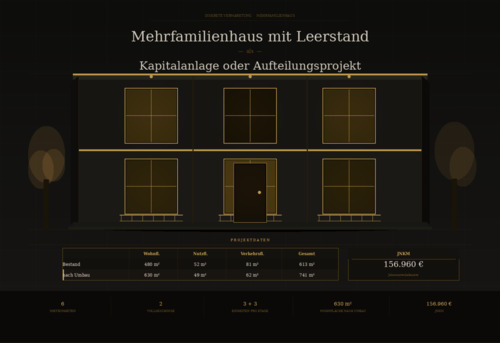Foto - MFH als Kapitalanlage Faktor 18 oder Aufteilungsobjekt