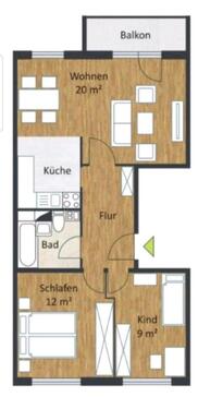 Foto - Eigentumswohnung - 35.000,00&nbsp;EUR Kaufpreis, ca.&nbsp; 57,00&nbsp;m&sup2;