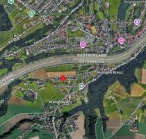 Burgblick + Salzachblick + Unverbaubar!!! Letztes Grundstück in dieser Art! - Burghausen