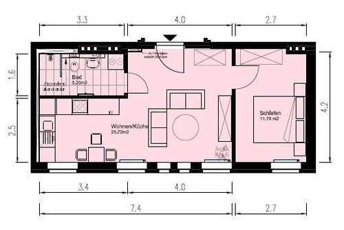 Foto - Etagenwohnung in Magdeburg zur Miete