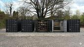 Foto - Containerlager, Lager, Lagerfläche auf geschlossenem Grundstück