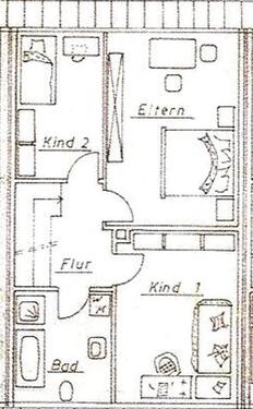 Foto - Maisonettenwohnung in Saterland zur Miete