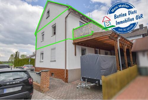 Foto - DIETZ: Gepflegte 3-Zimmerwohnung im 1.OG mit Balkon in Langstadt, Babenhausen nahe des Feldes!