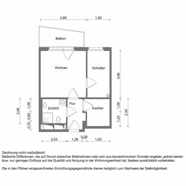 Foto - 2 Zimmer Etagenwohnung zur Miete in Zwickau