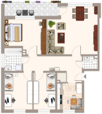 Foto - 4 Zimmer Etagenwohnung zur Miete in Mönchengladbach