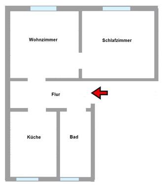 Foto - 2 Zimmer Etagenwohnung zur Miete in Lüdenscheid