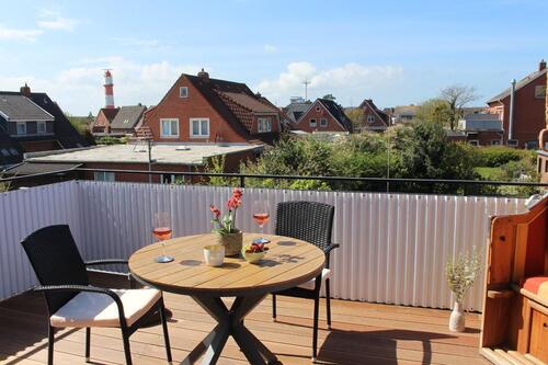 Foto - Ferienwohnung Borkum Südstrand Dachterrasse 2 Pers.Urlaub Nordsee