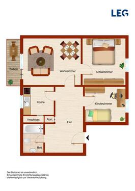 Foto - 3 Zimmer Etagenwohnung zur Miete in Hamm