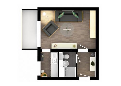 Foto - 1 Zimmer Etagenwohnung zur Miete in Schönebeck (Elbe)