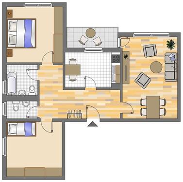 Foto - Geräumige 3-Zimmer-Wohnung in Ratingen West!