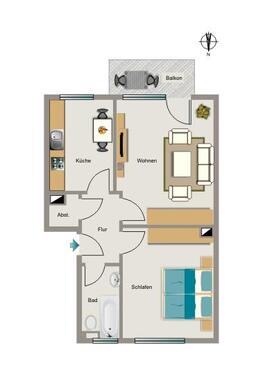 Foto - 2.5 Zimmer Etagenwohnung in Essen