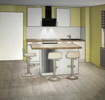 Mietwohnung 2ZK, kernsaniert, Balkon u. Küche Mehrgenerationenhau - Homburg