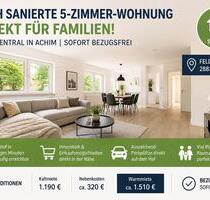 Frisch sanierte 5-Zimmer-Wohnung (120 m²) - Achim