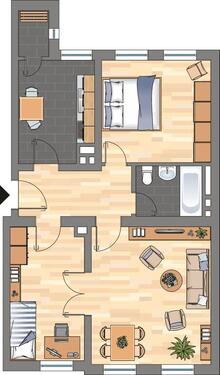 Foto - Erdgeschoßwohnung in Kiel zur Miete