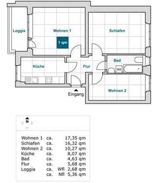 Foto - 3 Zimmer Erdgeschoßwohnung zur Miete in Dresden