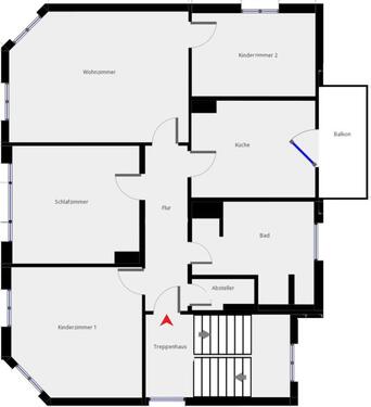 Foto - Etagenwohnung zur Miete in Gotha