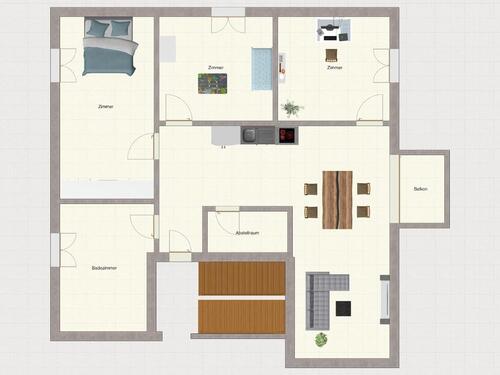 Foto - Neubau: 4-Zimmer-Wohnung in Uninähe