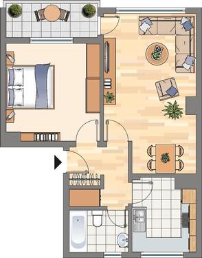 Foto - Zentral gelegene 2-Zimmer-Wohnung in Dortmund Wickede !!!
