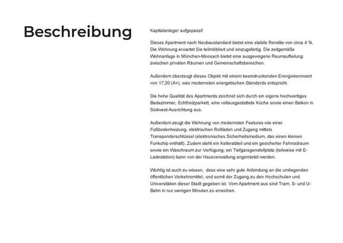 Foto - 1 Zimmer Etagenwohnung zum Kaufen in München