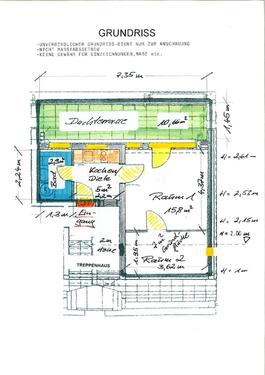 Foto - 1,5-Zimmer-Nichtraucher-Dachterrassenwohnung, ca. 32m², sehr hell