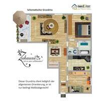 Schöne, helle u. geräumige 3,5-Zimmerwohnung mit modernem Grundriss und großem Balkon - im 3.OG - - Gladbeck