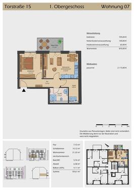 Foto - Etagenwohnung zur Miete in Rendsburg