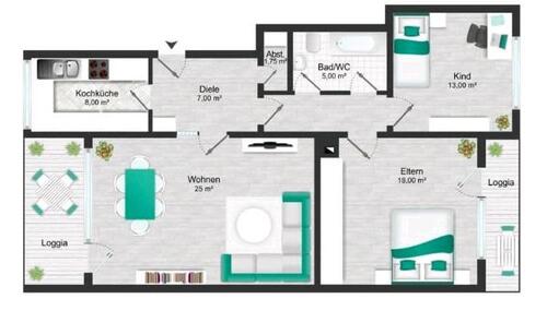 Foto - Etagenwohnung zum Kaufen in Solingen