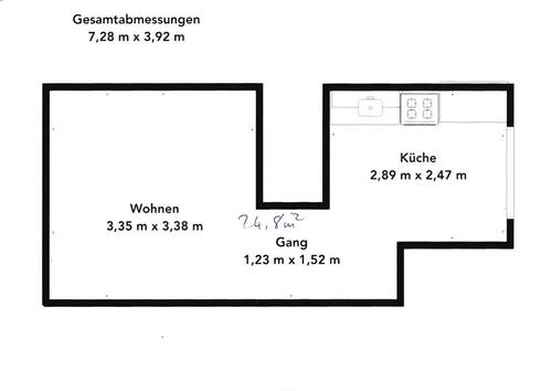 Foto - 1 Zimmer Wohnung in Neuried Altenheim zu Vermieten ab 01.01.2026