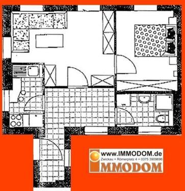 Foto - Erdgeschoßwohnung in Zwickau zur Miete