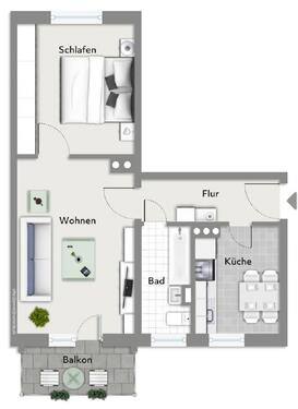 Foto - 2 Zimmer Etagenwohnung zur Miete in Dresden