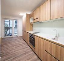 Neubau 2023 - Möbliertes 1 Zimmer-Apartment mit Terrasse - Typ A1 - Rückgebäude - Ab 6 Monaten - Stuttgart Stuttgart-Nord