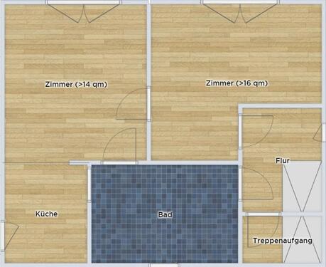 Foto - 3 Zimmer Etagenwohnung zur Miete in Hörselberg-Hainich