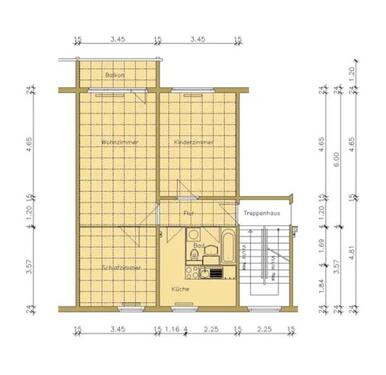 Foto - 3 Zimmer Etagenwohnung in Gingst
