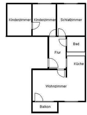 Foto - 4 Zimmer Etagenwohnung zur Miete in Halle (Saale)
