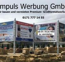 Werbeanlage an der B 269 zu vermieten - Sankt Wendel