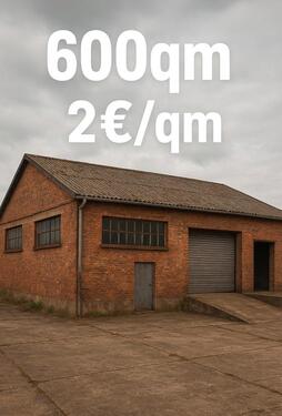 Foto - Lagerhalle 600 qm zu vermieten mit LKW Laderampe