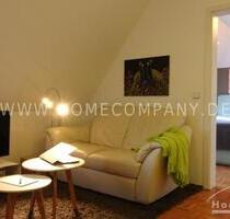 27987 HomeCompany MöbliertFurnished Dachgeschoss-Wohnung in Leipzig-Schleußig max. 2 Personen