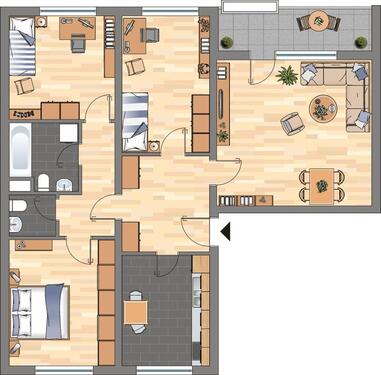 Foto - 4 Zimmer Etagenwohnung in Wirges