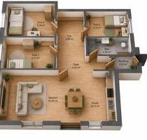 Moderne 100 m² Erdgeschosswohnung mit großem Privatgarten Ahnatal