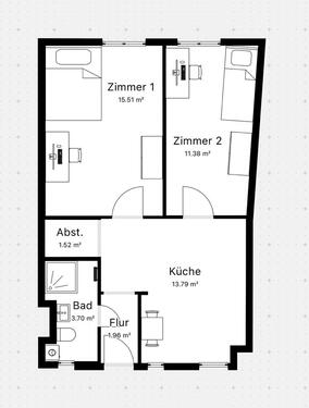 Foto - Möbliertes Zimmer in sanierter 2er-WG direkt an der FH Erfurt