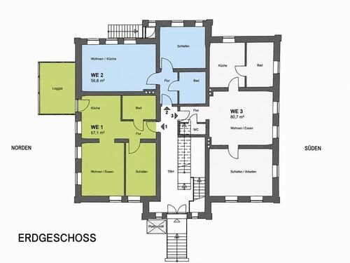 Foto - Terrassenwohnung in Bruchhausen-Vilsen zur Miete