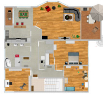 - Wohnen und Arbeiten - zu vermieten - Deckenpfronn