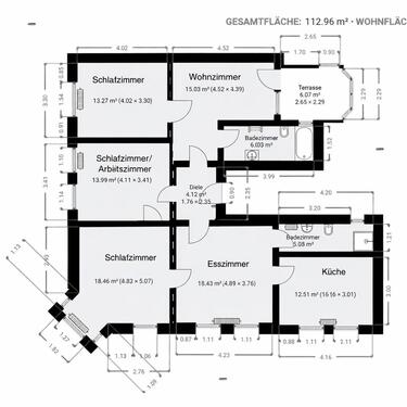 Foto - 4-Zi Wohnung zentral in Hombruch - Erstvermietung nach Sanierung