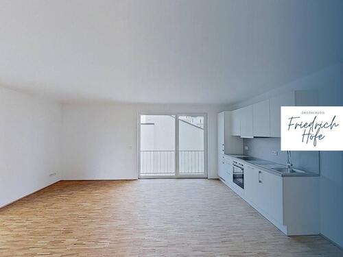 Foto - Helle 3-Zimmer-Neubauwohnung mit großem BALKON und EBK im Neubauquartier 'Großherzog Friedrich Höfe'
