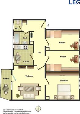 Foto - Etagenwohnung zur Miete in Hamm