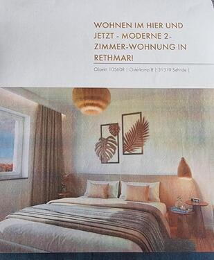 Foto - Wohnung in Rethmar - 831,00&nbsp;EUR Kaltmiete, ca.&nbsp; 61,51&nbsp;m&sup2;