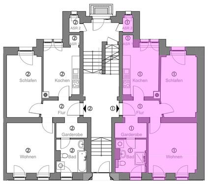 Foto - Etagenwohnung in Riesa zur Miete
